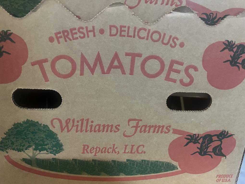 Williams Farms Repack LLC recall of tomatoes
